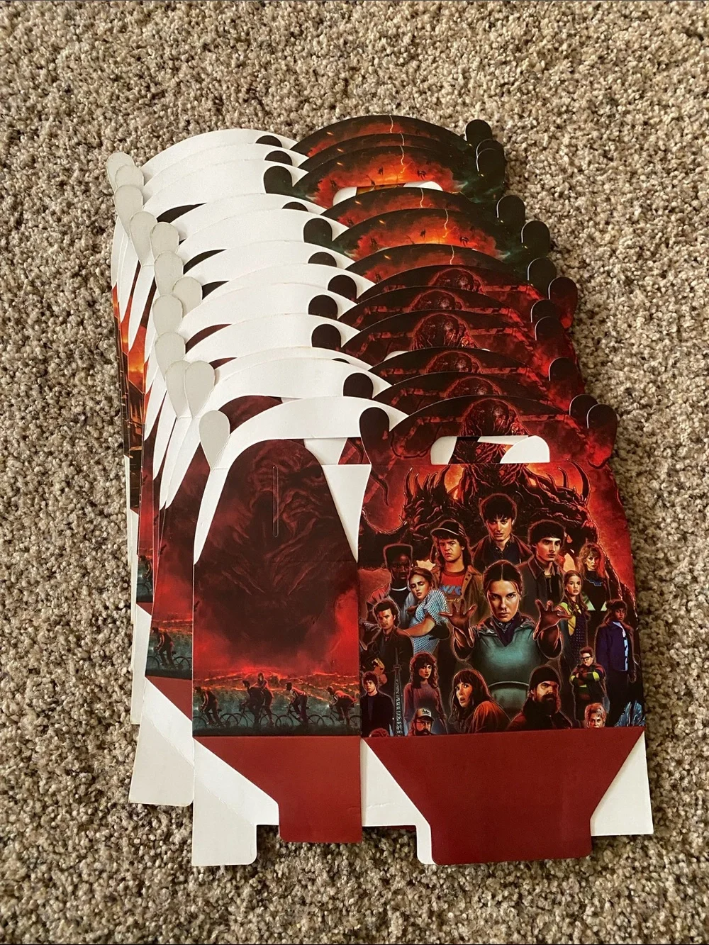 Stranger Things Party Favor Boxes